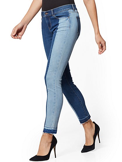 two tone jeans for women
