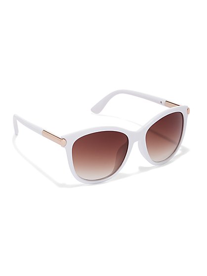 Minimalist Round Sunglasses - New York & Company