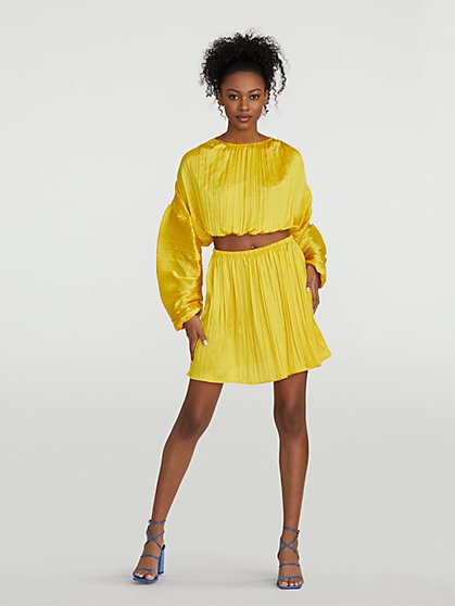 Monifa Pleated Skirt - Gabrielle Union Collection - New York & Company