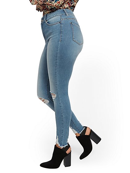 womens high waisted super skinny jeans