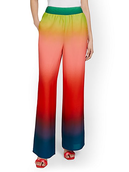 Ombre Wide-Leg Pant - New York & Company