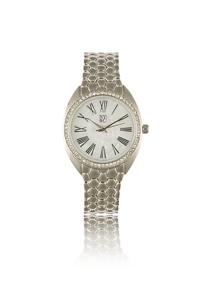 women's digital watch with stretch band