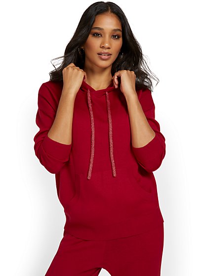 Pullover Sweater Hoodie - New York & Company