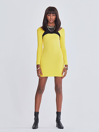 Rhi Cut-Out Sweater Dress - Gabrielle Union Collection - New York & Company