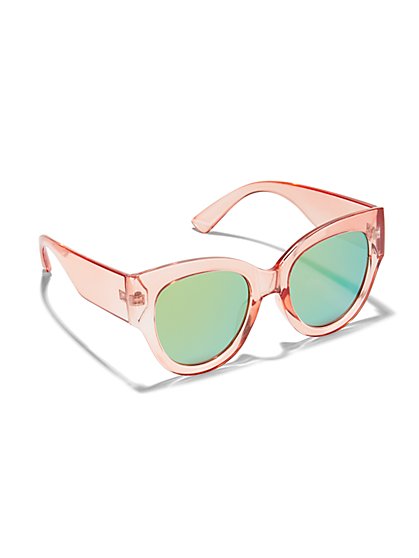 Rounded Cat-Eye Sunglasses - New York & Company