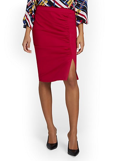 Ruched Pencil Skirt - NY&Chic Collection - New York & Company