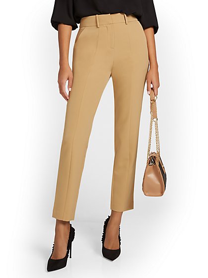 Seamed Straight-Leg Ankle Pant - New York & Company