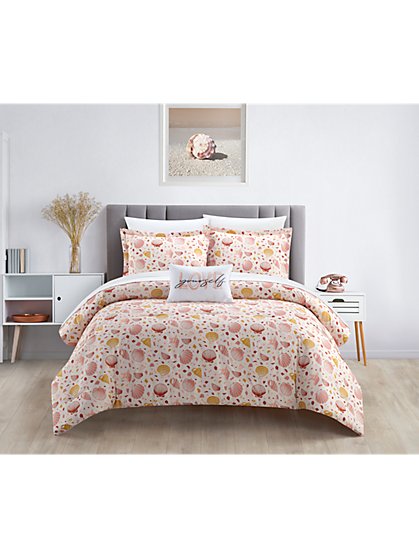 Shelly Queen-Size 4-Piece Comforter Set - NY&C Home - New York & Company