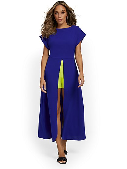 Slit-Front Maxi Top - New York & Company