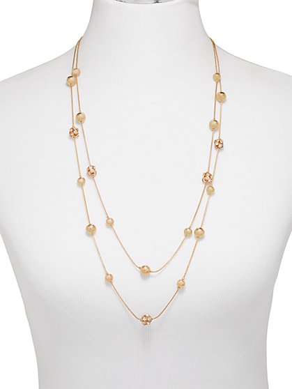 Stacked Layered Necklace - New York & Company
