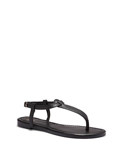 T-Strap Flip-Flop Sandal - New York & Company