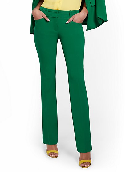 Tall Barely Bootcut Pant - Mid-Rise - Modern Fit - Essential Stretch - 7th Avenue - New York & Company