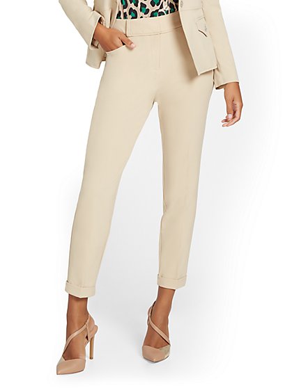 Tall Cuffed Ankle Pant - Essential Stretch - 7th Avenue - New York & Company