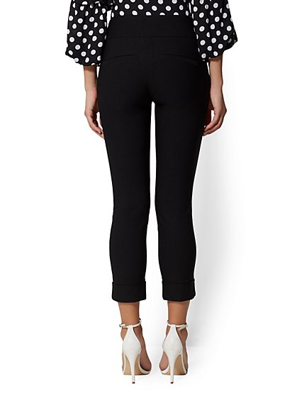 Tall Women S Pants Dress More Ny C Tall High Waist Pull On Crop Pant New York Company