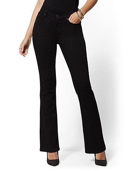 tall black high waisted jeans