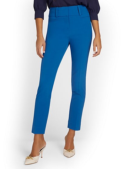 Tall High-Waisted Modern Fit Ankle Pant - Essential Stretch - New York & Company