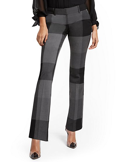 tall plaid trousers
