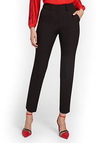 Tall Seamed Straight-Leg Ankle Pant - New York & Company