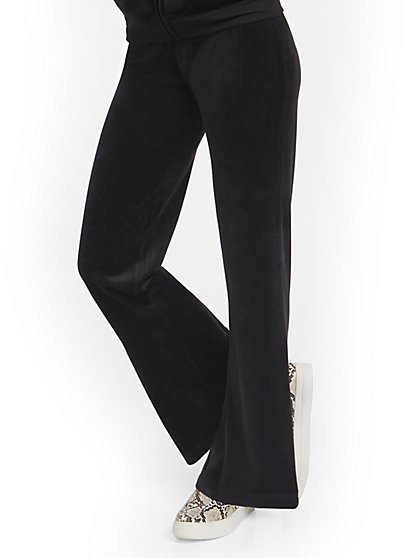 Tall Velour Straight-Leg Pant - Dreamy Velour Collection - New York & Company