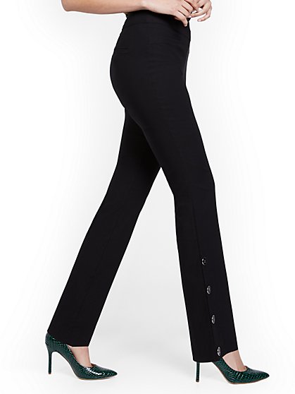 Tall Whitney High-Waisted Pull-On Barely Bootcut Pant - New York & Company