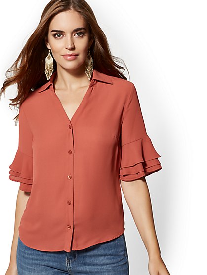 uk size 10 blouse in us