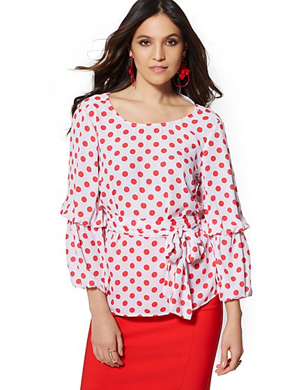 womens pink dressy blouses