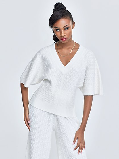 V-Neck Sweater - Gabrielle Union Collection - New York & Company