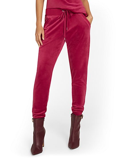 Velour Jogger Pant - Dreamy Velour Collection - New York & Company