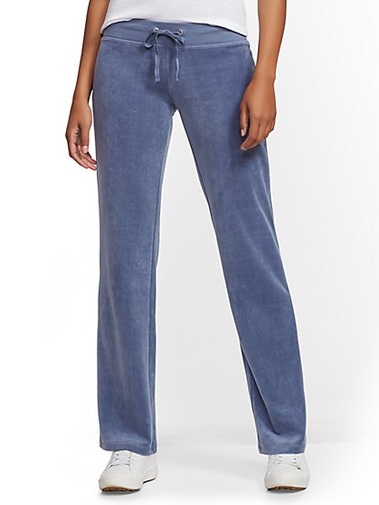 velour jogging pants