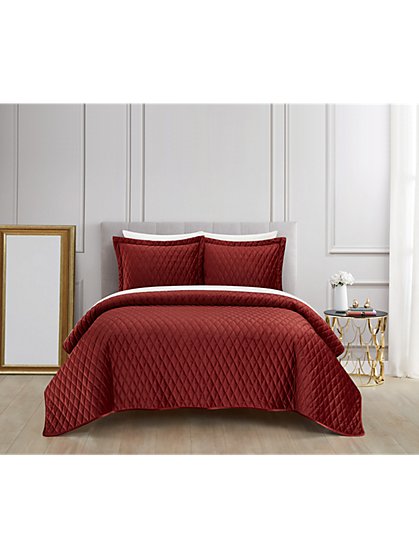 Wafa Queen-Size 3-Piece Quilt Set - NY&C Home - New York & Company