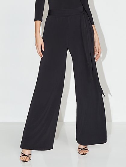 wide leg linen pants palazzo