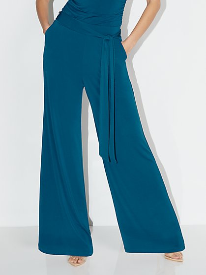 wide leg linen pants palazzo