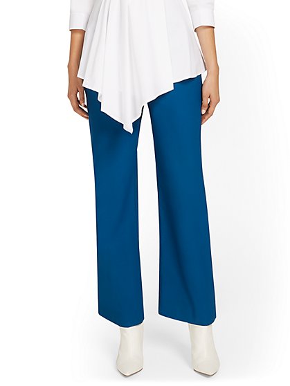 Whitney High-Waisted Pull-On Wide-Leg Pant - New York & Company