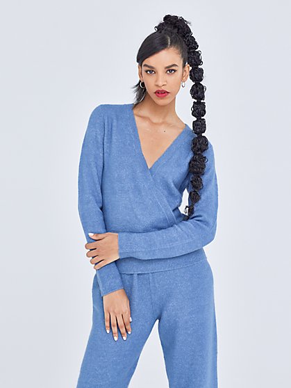 Wrap-Front Sweater - Gabrielle Union Collection - New York & Company